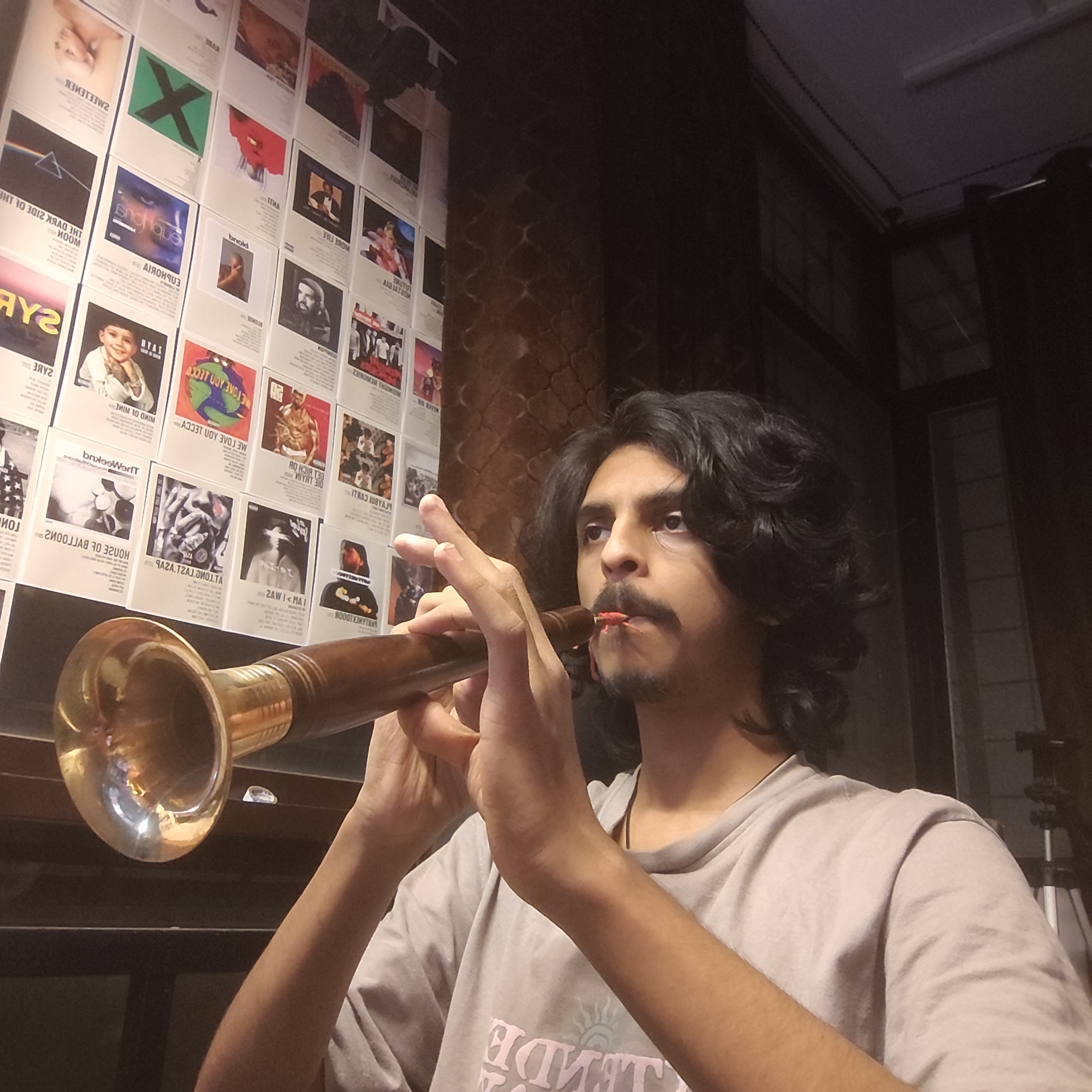Kalidas Playing Indian Shehnai